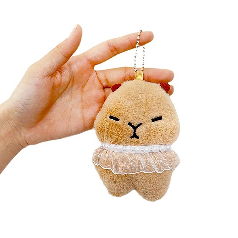 

Funny Capybara Plush Toys Cute Keychain Plush Pendant Doll Pendant Backpack Car Keyring Decor Capybara Accessories Kids Gift