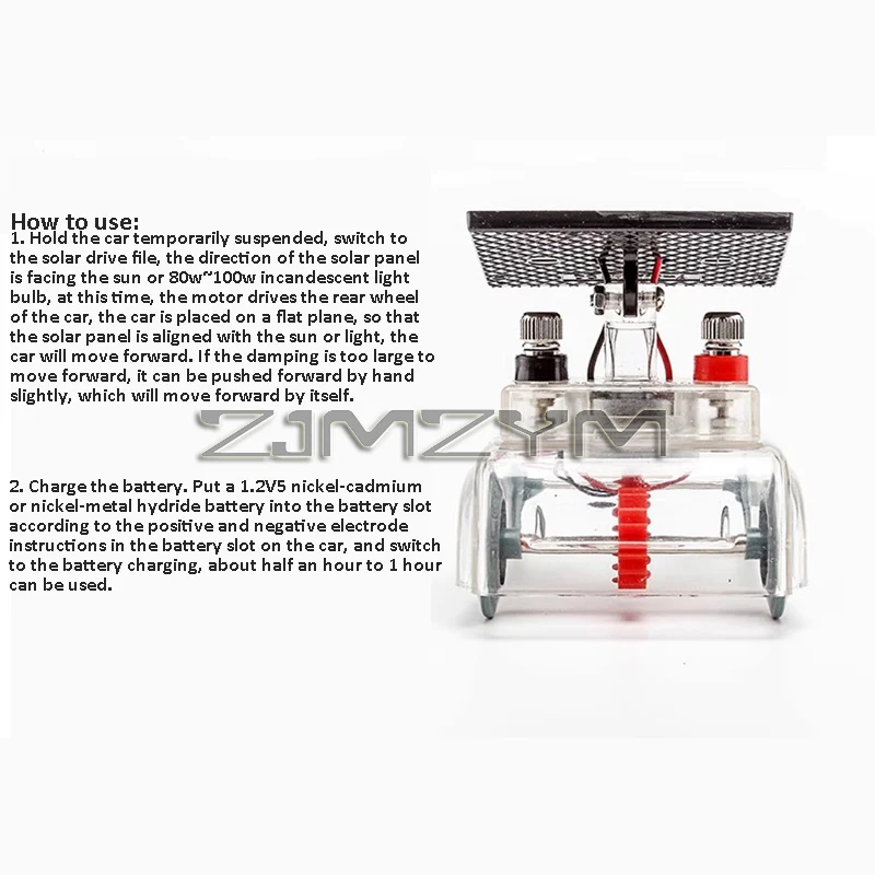 Solar Car Energy Conversion Scientific Exploration Physical Demonstration Teaching AIDS Teaching Instruments