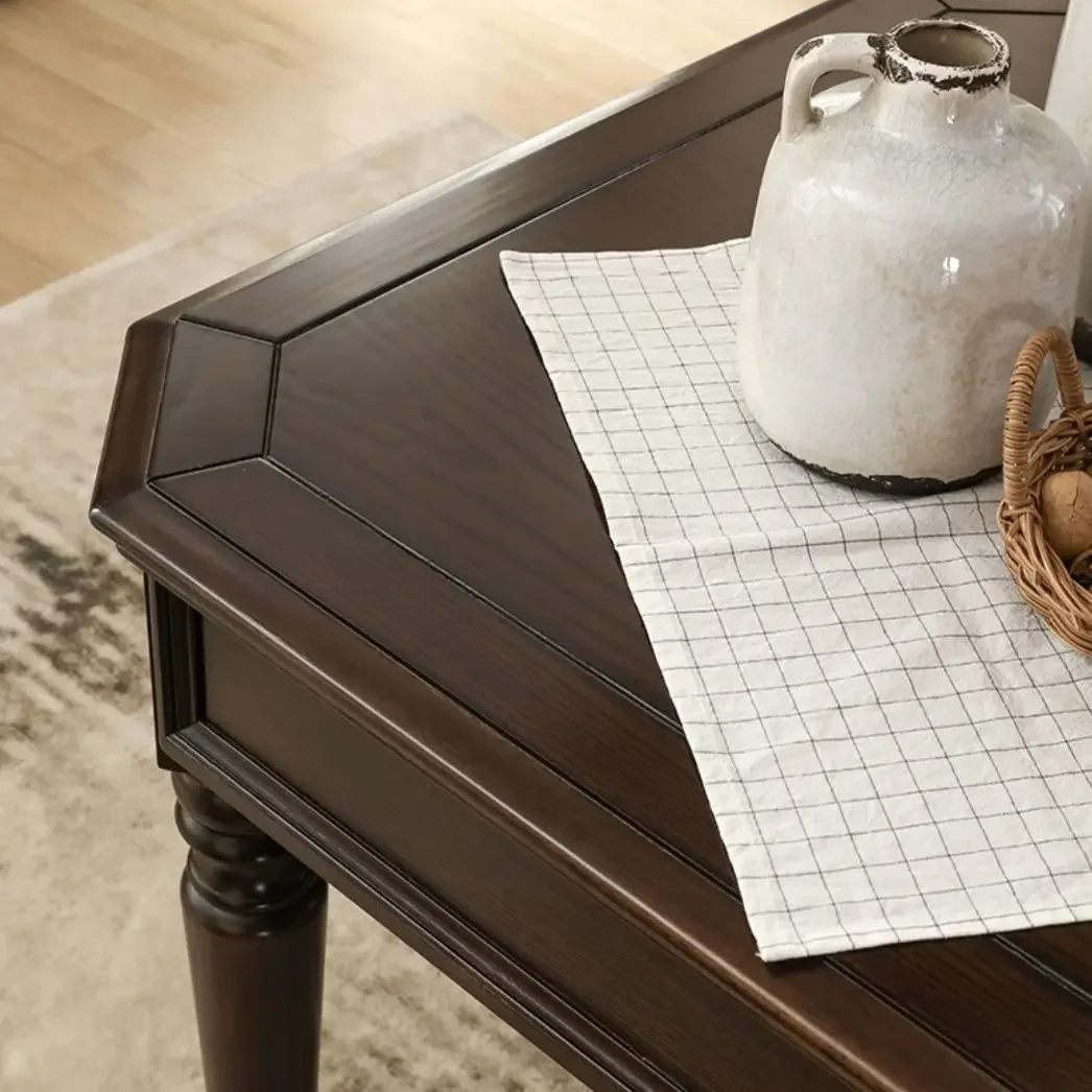

TQH7.2 American solid wood dining table Small apartment ash wood dining and chair combination Household square dining table
