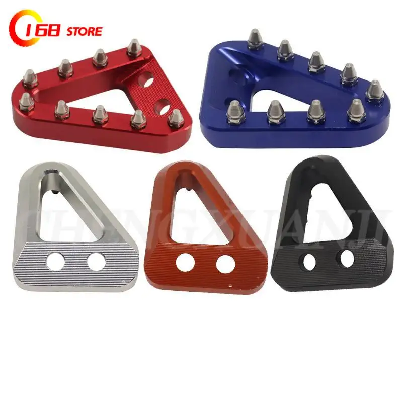 Motorcycle Rear Brake Pedal Step Tip Plate For  XC XCF XCW XCFW SX SXF EXC EXCF TPi SIX DAYS 125 150 250 300 350 450 500 CNC image 2