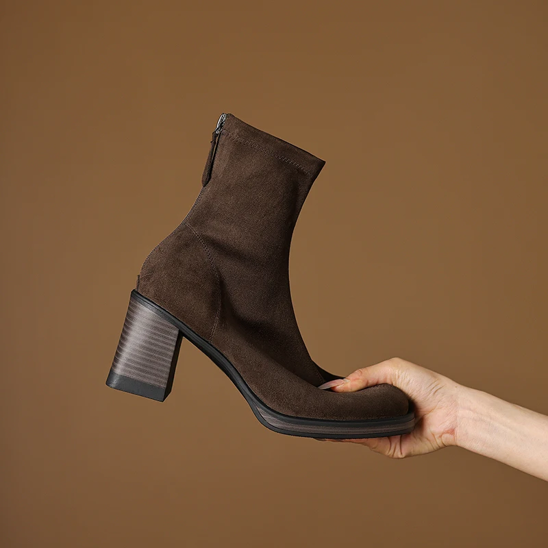 New Autumn Women Boots Flannel - Sewing Latex recension och pris