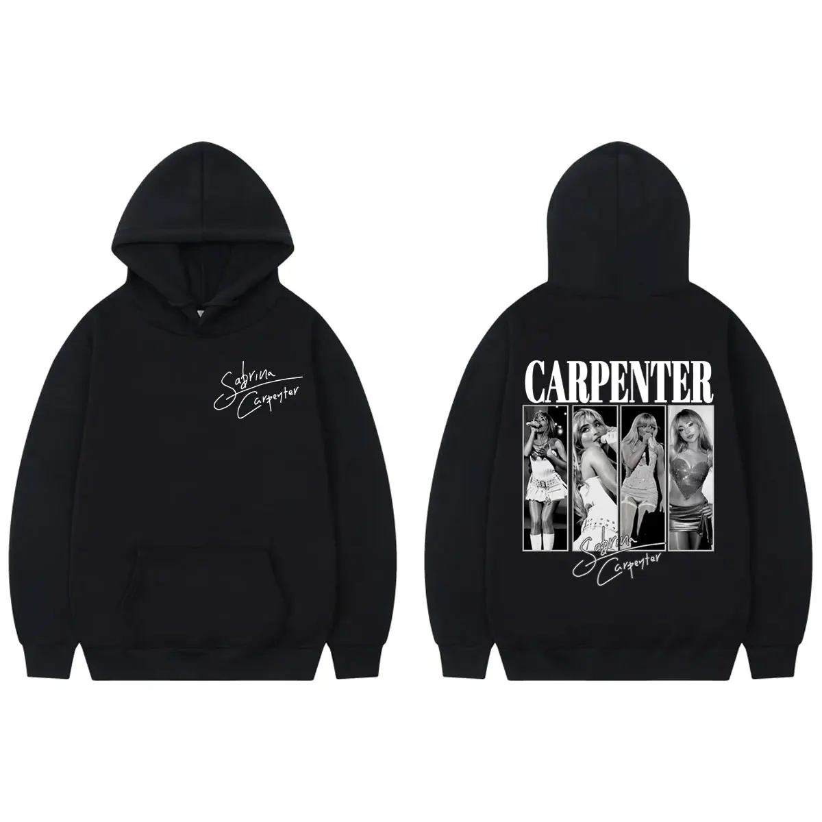 

Singer Sabrina Carpenter Graphic Hoodie Vintage Fashion Aesthetic Hooded Sweatshirts Men Women Casual Loose Pullovers Streetwear