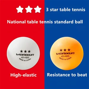 Table tennis ping balls, A40 highly elastic, durable, training, 3 stars, new material 10 Main Sales Ping Pong Ball - №8