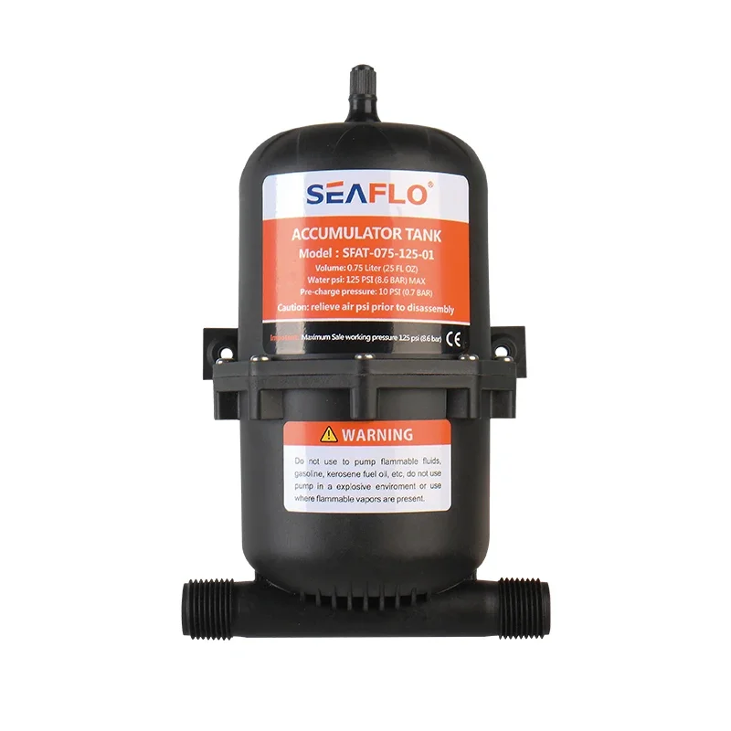 SEAFLO 0.75 Liter Marine Water Pump Pressurized Accumulator Tanks