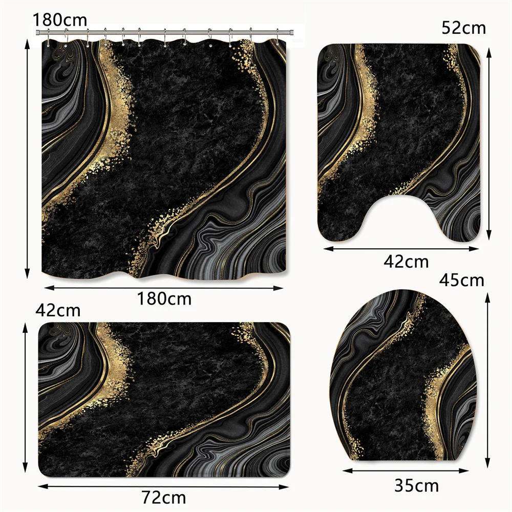 Cortina De Ducha De Flores Blancas Y Negras Rústico Vi... | Cuotas Sin