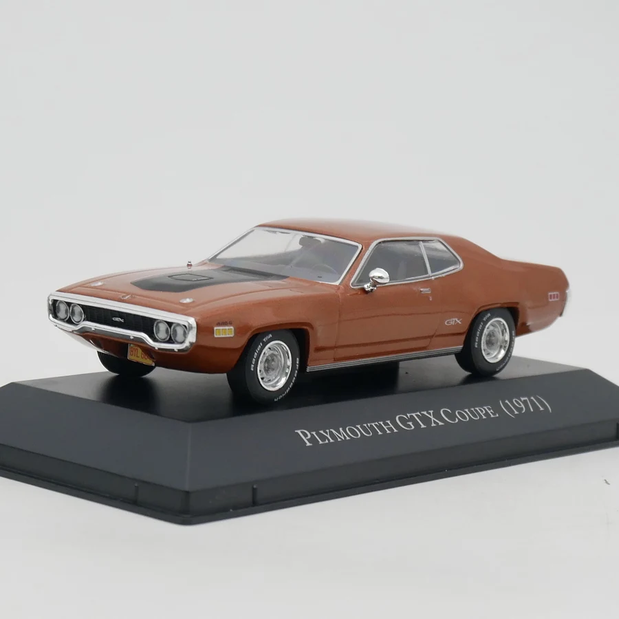 

Ixo 1:43 литой Сплав Plymouth GTX Coupe 1971 игрушки мышечная модель автомобиля Классическая ностальгия подарок для взрослых сувенир статический дисплей