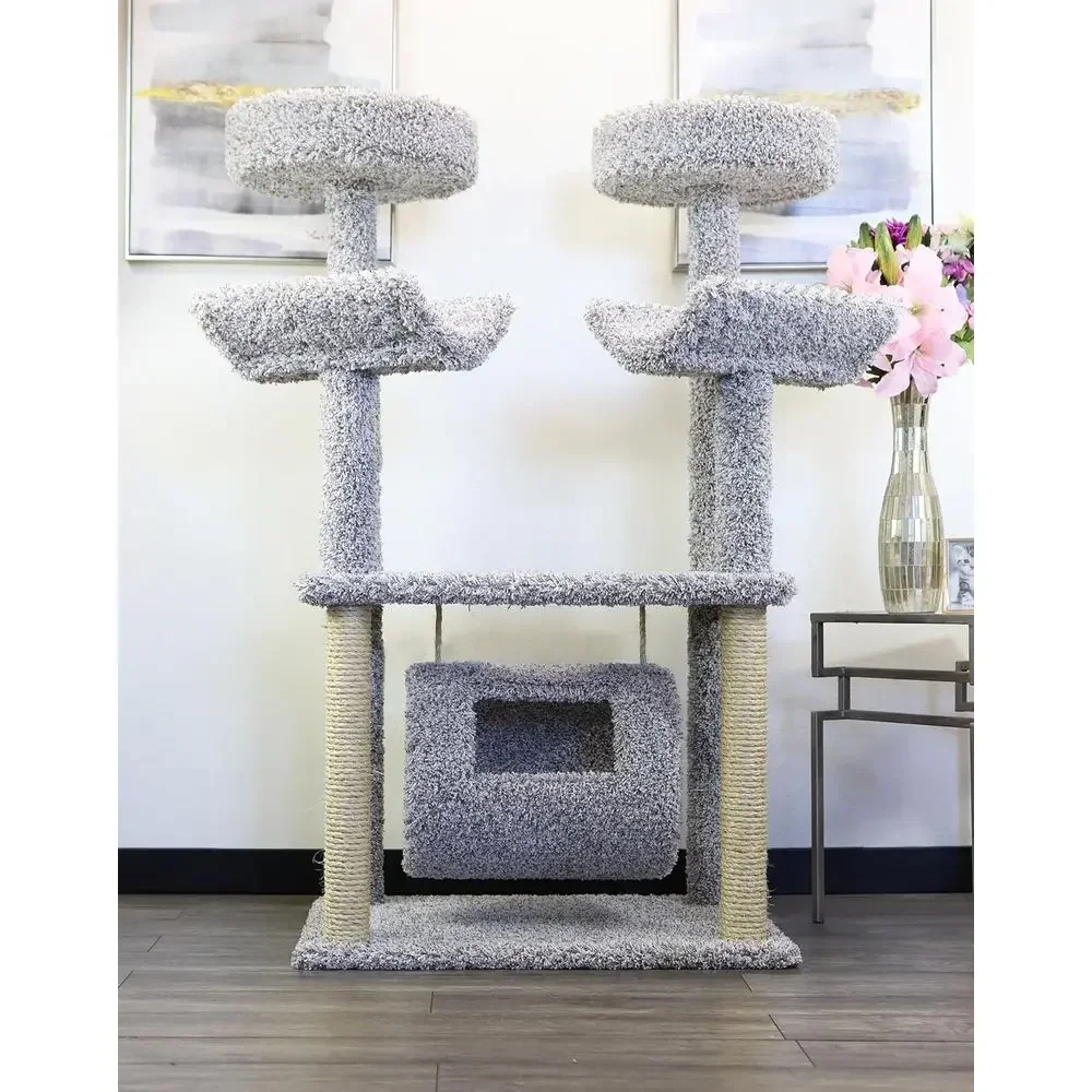Luxury Feline Swinging Perch Tree