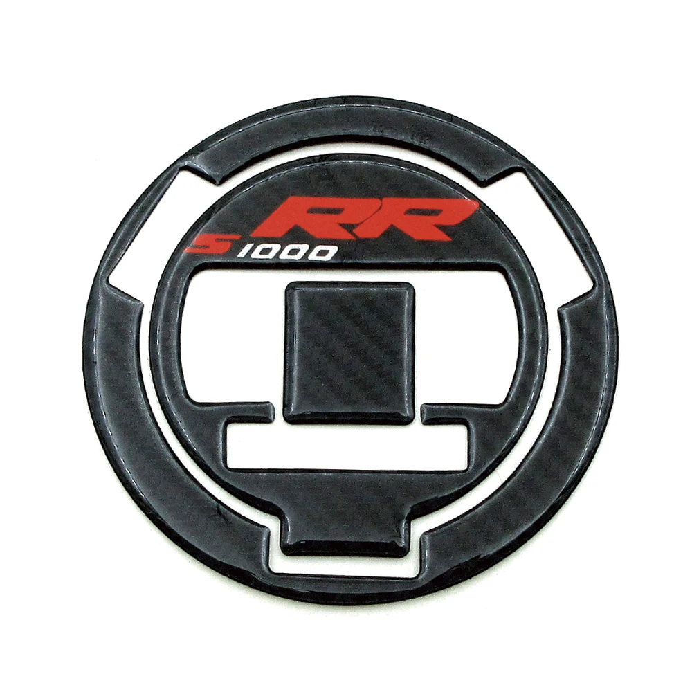 Motorcycle Carbon Fiber Fuel Tank Cap Pad Stickers Accessories Oil Gas Cover Decorative Decals Fit For BMW S1000RR HP4 2009-2015