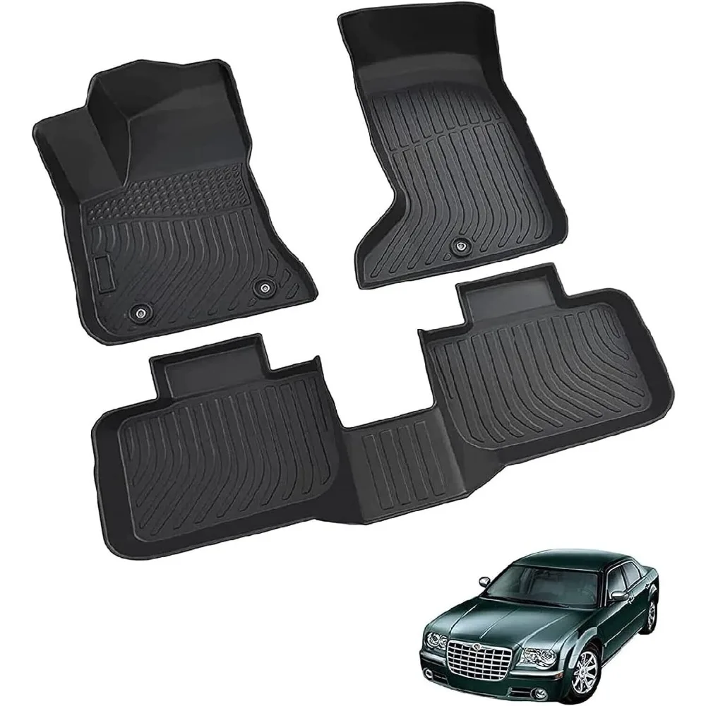 

US Cargo Car Floor Mats for 11-23 Chrysler 300-AWD & 11-22 Dodge Charger Rubber