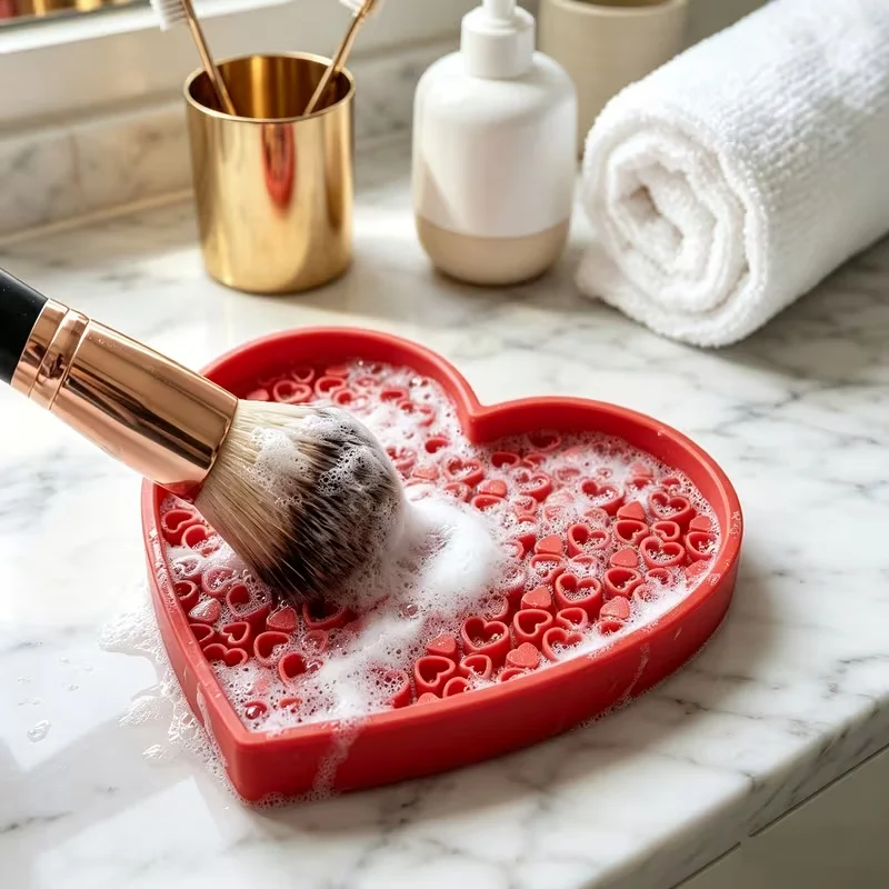Portable Heart-shaped Makeup B - Beauty Makeup Store review and price