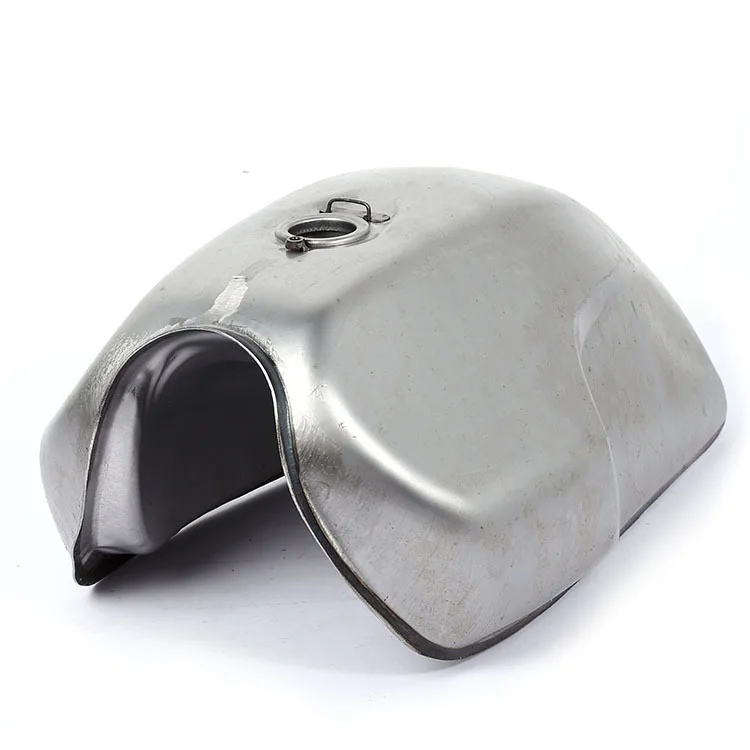 Steel Motorcycle Gas Tank For GB250 Cafe Racer 12L Bare Metal Fuel Tank For Custom Bobber Scrambler Builds