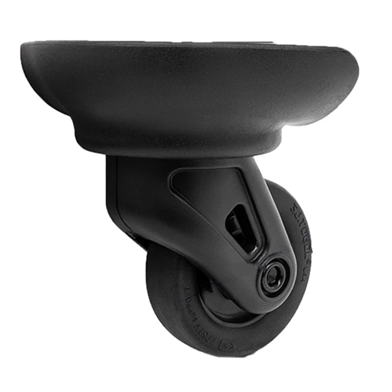 Roues Pivotantes Bagages Plastique Noir - Lot De 2 Roues Gauche Droite DIY Pièces Rechange