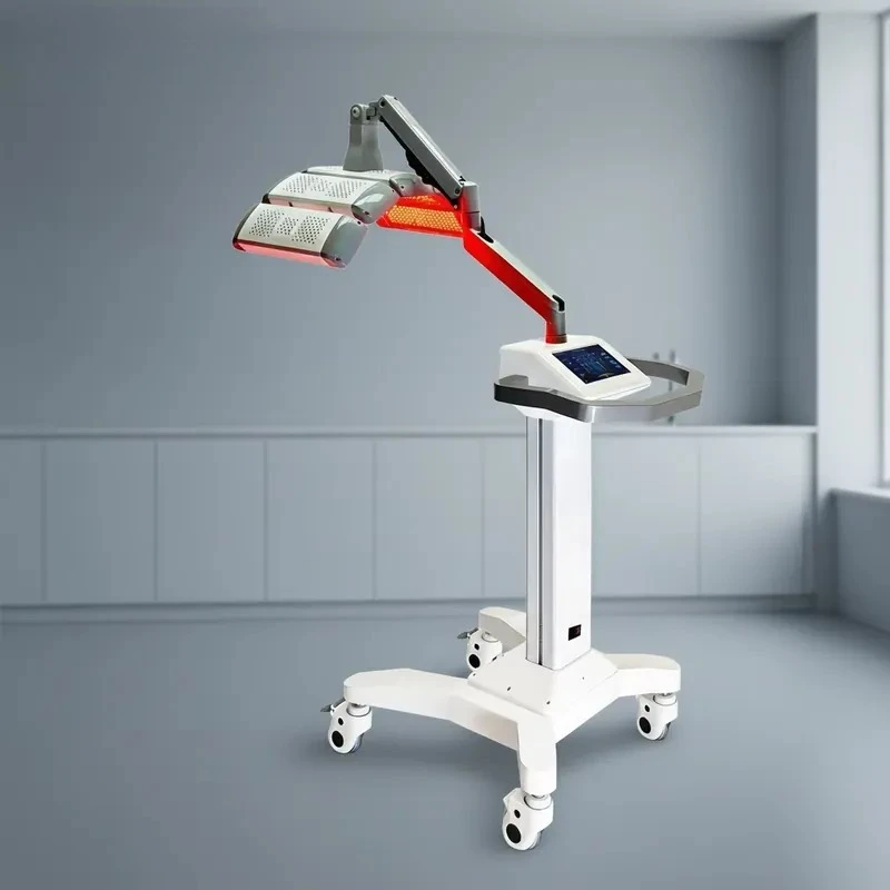 

White Foldable 240W LED PDT Facial Light Therapy Machine for Standing Use with 3-Year Warranty