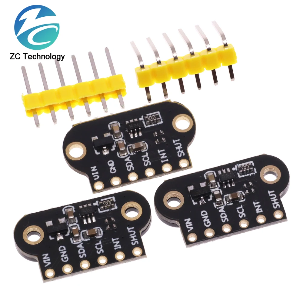 TOF050C 200C 400C Laser Ranging SensorModule TOF Time-of-flight distance IIC output for arduino VL6180 VL53L0X VL53L1X