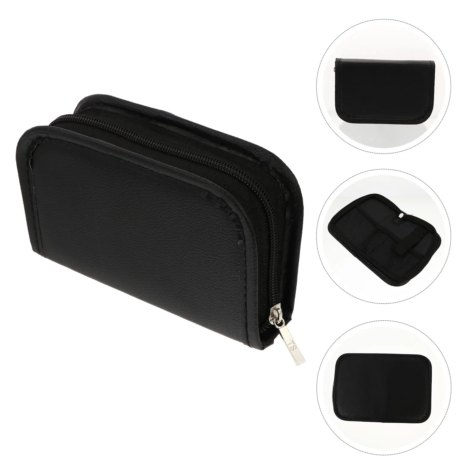 1PC PU Oximeter Storage Bag PU Blood Sugar Meter Organizer Glucose Meter Pouch Carrying Case Health Monitors Accessories