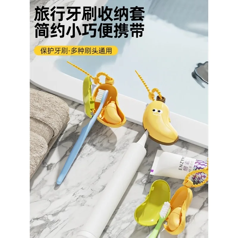 

Пылезащитный ящик для хранения электрической зубной щетки - дорожный портативный зажим для защиты головы, многоразовый органайзер