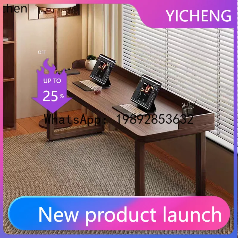 

Компьютерный стол X7 из массива дерева, двойной, длинный, электрический, для дома, простой, для учебы