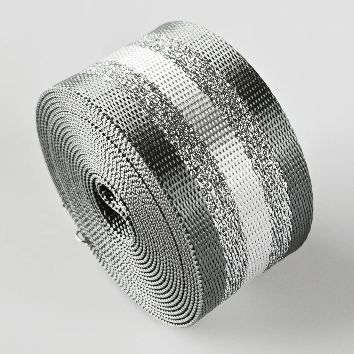 3 Yard 1,5 inch/3,80 cm Lurex Strip Jacquard Nylon Webbing Band voor Handtas DIY knutselen
