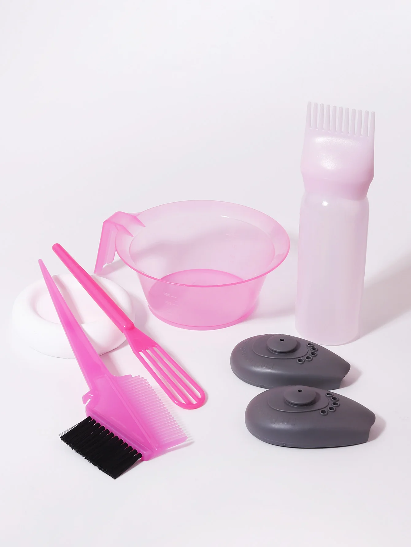 6 pieces/set of new hair salon hair dye brush bowl combination hair dye kit hair dye bottle set tools Special for real hair wigs