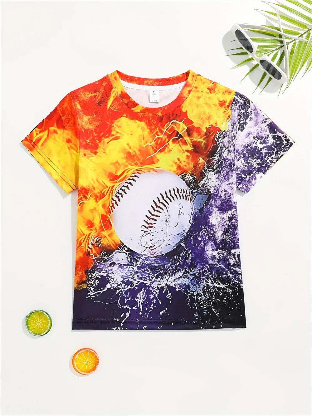 Football Sports Fitness 3d Print Funny Tshirts Kids Boys Girls O Neck T-Shirts Baby Clothes 3d Printed T Shirt Children Top