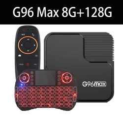 2024 G96 Max H618 Android 14.0 Tv Box HDR10 6K 2.4G 5G Dual Wifi Smart Fast Top box 4Gb 32Gb 64Gb Ontvanger Mediaspeler Global