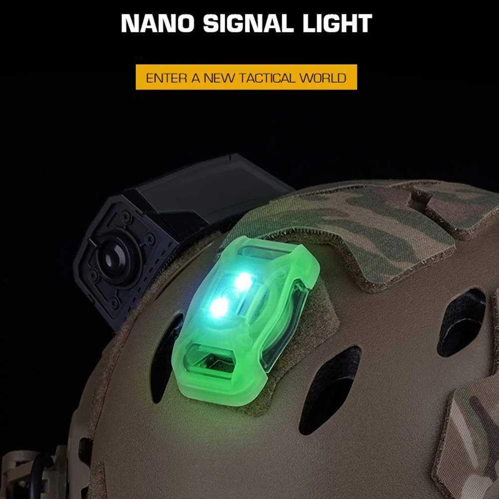 

Фонарь для шлема Molle, водонепроницаемый, 2 режима, для тактического жилета, на батарейках, для охоты и кемпинга