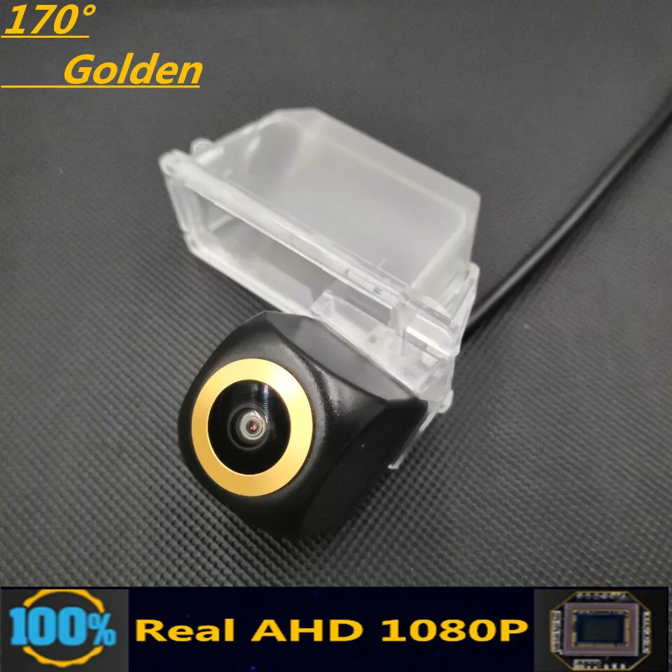 170° AHD 1080P Golden Lens Reverse Car Vehicle Camera For Ford Escape/ Kuga 2013 2014 2015 2016 2017 RearView Monitor