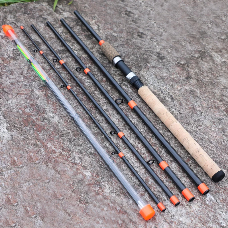 Sougayilang Wysokiej jakości wędka spinningowa z korkowym uchwytem 3.0M L M H Power Travel Rod De Pesca Carp Feeder Pole