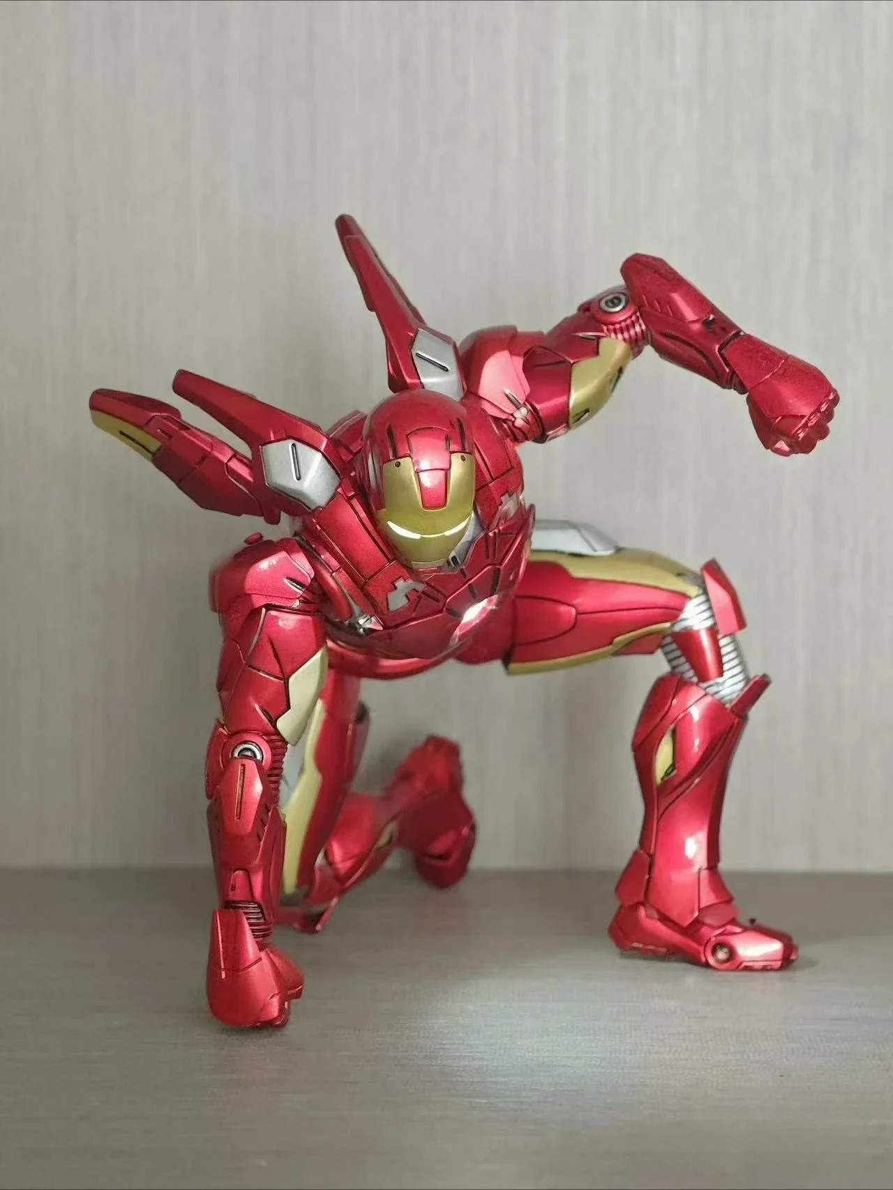 In Stock 100% Original Comicave 1/12 Super Alloy Marvel Iron Man Mk7 Mk43 Action Figure Collectible Toy Gift