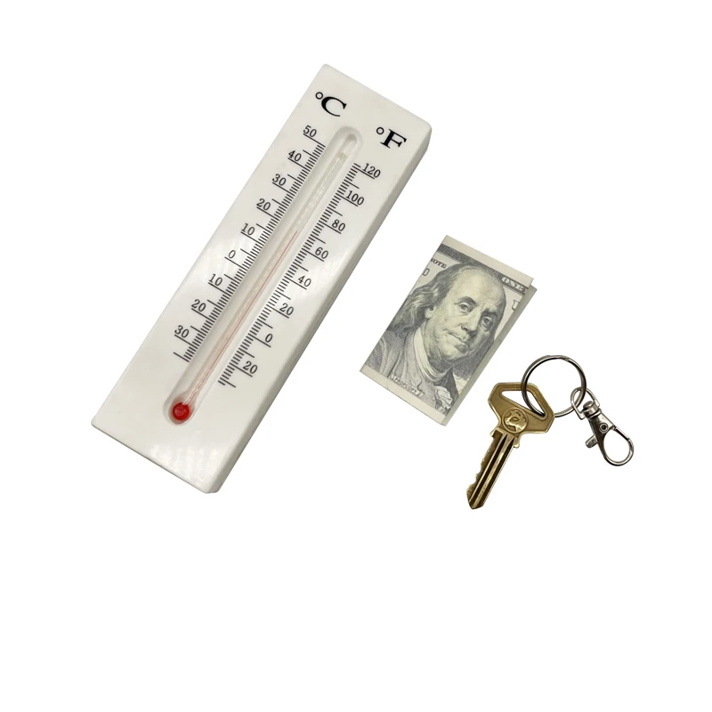 Small Private Money Box Thermometer Diversion Stash Hidden Safes Compartment Secret Storage Outdoor Container Jewely Money Case