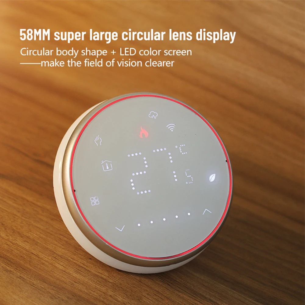 Energy Saving Thermostat Programmable Thermostat Energy Efficiency Power-off Protection Smartphone Control Weather Updates