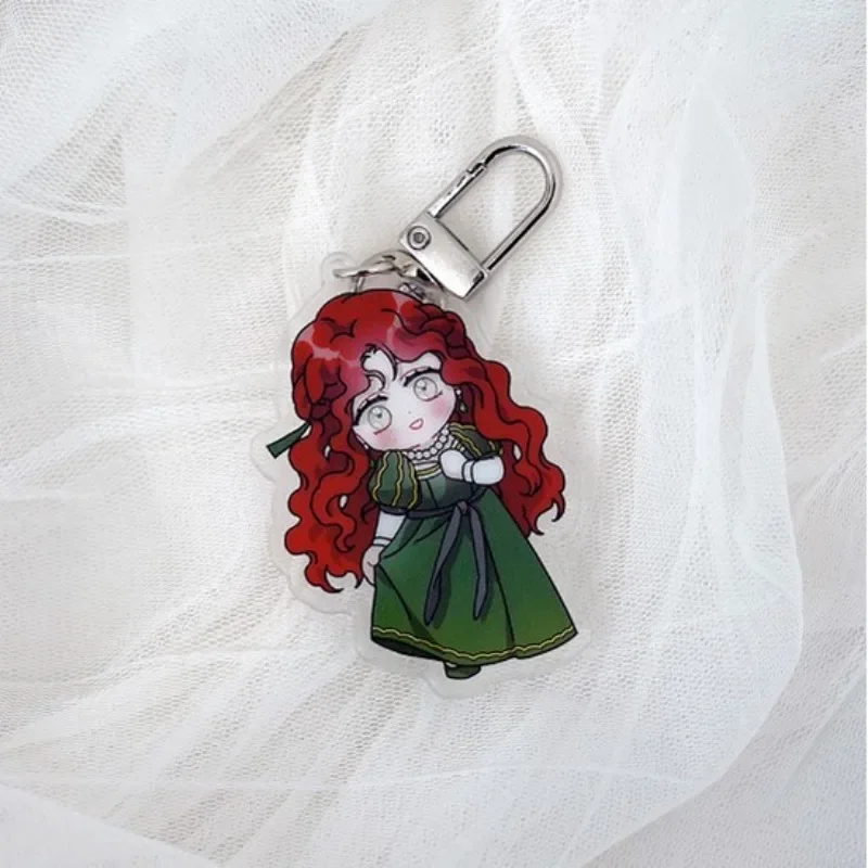 Manga Under The Oak Tree Anime Keychain Women Riftan Maxi Acrylic Key Chain Man Korean Manwha Key Ring Bag Pendant Cute Ornament