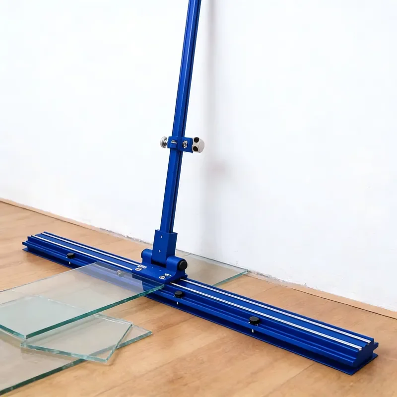 Precision 140cm GT2 Track Manual Tile Cutter T-shape Glass Tile Push Cutting Knife with Guide Rail for Ceramic Installations