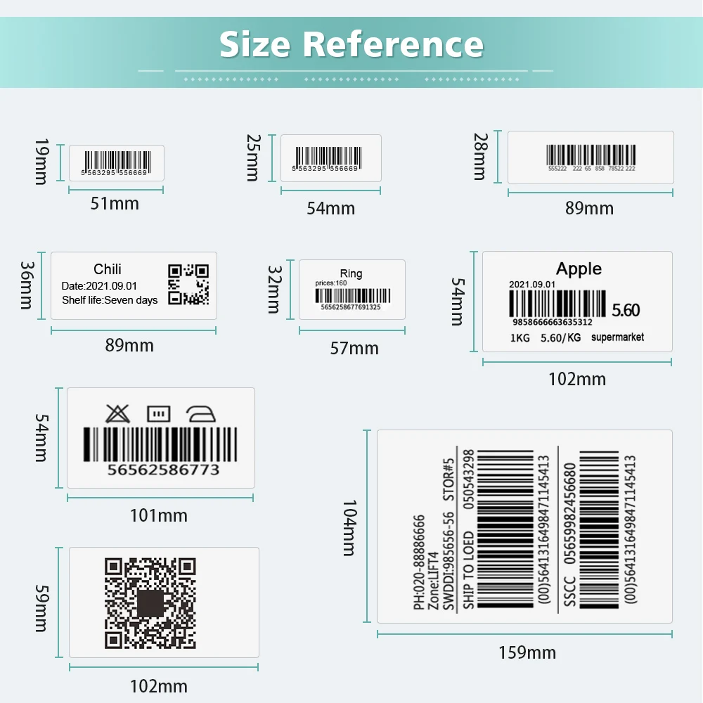 1PCS Compatible Dymo LW Labels 99010 99012 99014 11352 11354 11355 for Labelwriter LW450 Turbo 4XL LW330 LW400 300 Printer