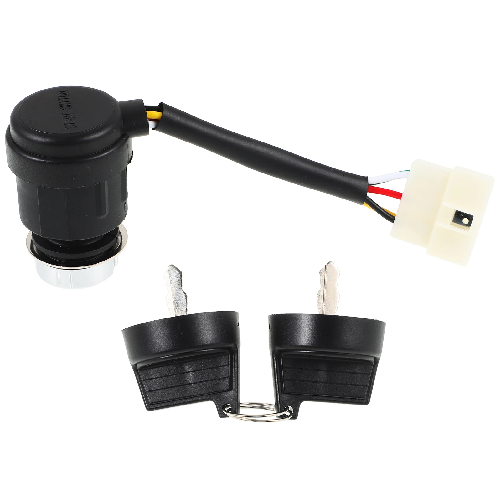 

186F Diesel Generator Ignition Key Cylinder 5-Wire Starter Durable Replacement for Car Truck Vehicle Heavy Equipment Dynamo