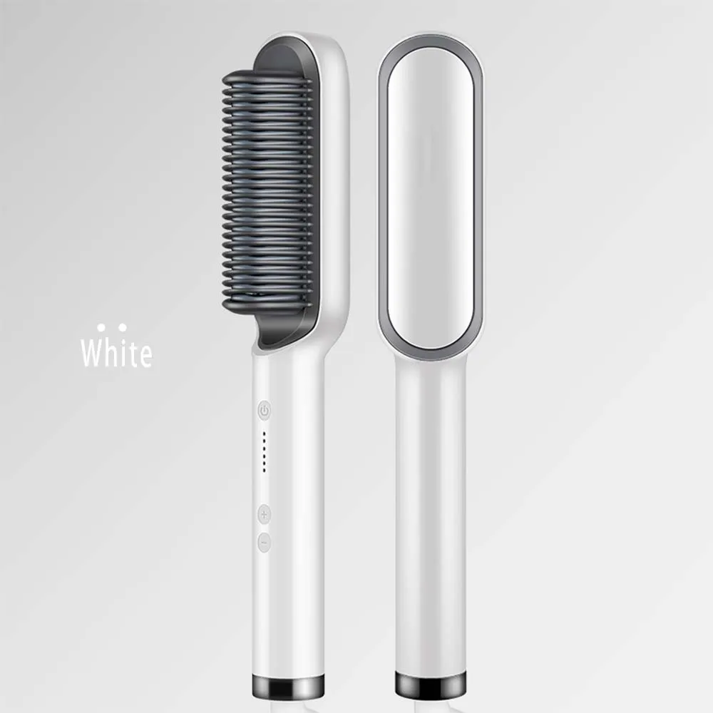 المحمولة متعددة PTC فرش الشعر الكهربائية تسخين سريع استقامة الشعر أداة تصفيف الشعر الساخن مشط فرشاة فرد