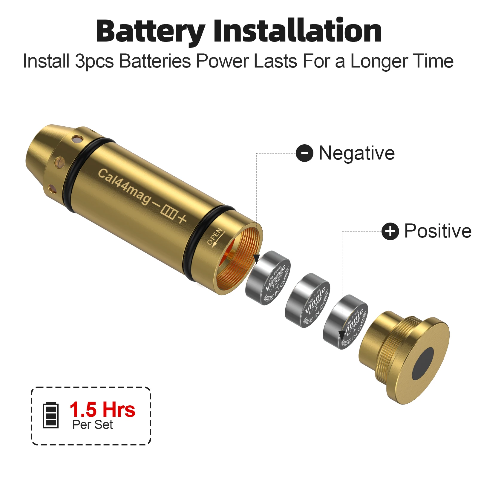 44mag ريد دوت الليزر التدريب خرطوشة النار الجاف التكتيكية رصاصة المدرب لممارسة علامات المسدس وتنمية المهارات