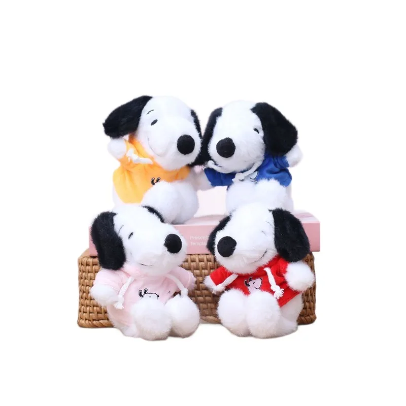 Snoopy Pluche Ornament Cartoon Kawaii Cross Dressing Snoopy Pluche Hanger Auto Ornament Student Rugzak Ornament Meisje Gift