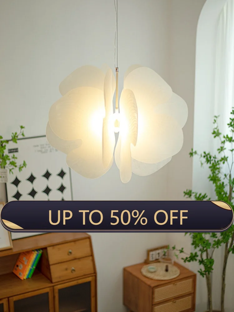 Nordic French Butterfly Pendant Living Room Bedroom Dining Room Light Designer's Creative Acrylic Luxury Lighting Fixture