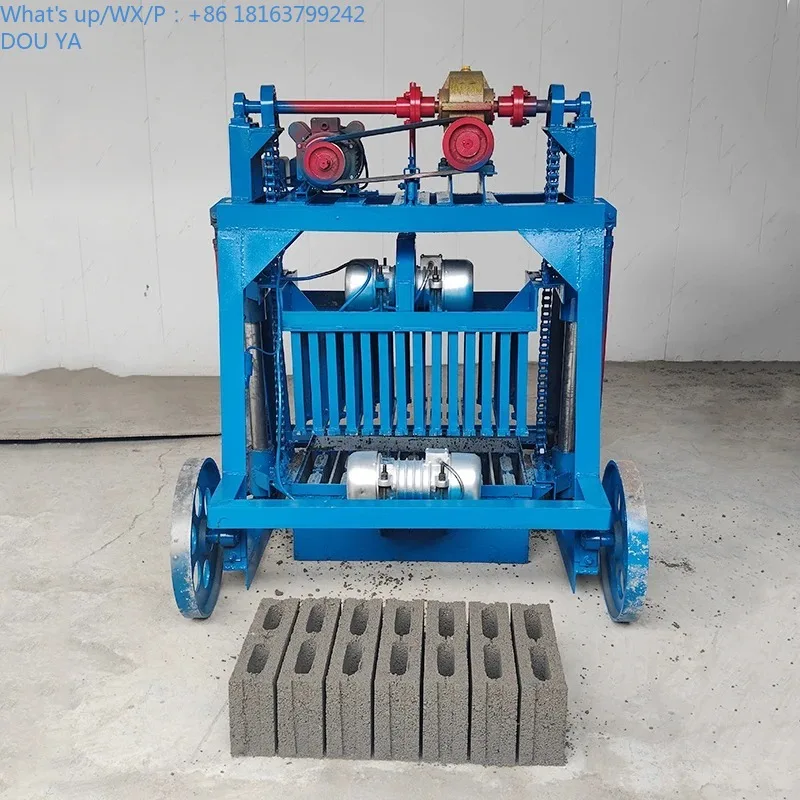 2026 Fabricación de fábrica Máquina para fabricar bloques manuales de ladrillos huecos de uso industrial de alta eficiencia