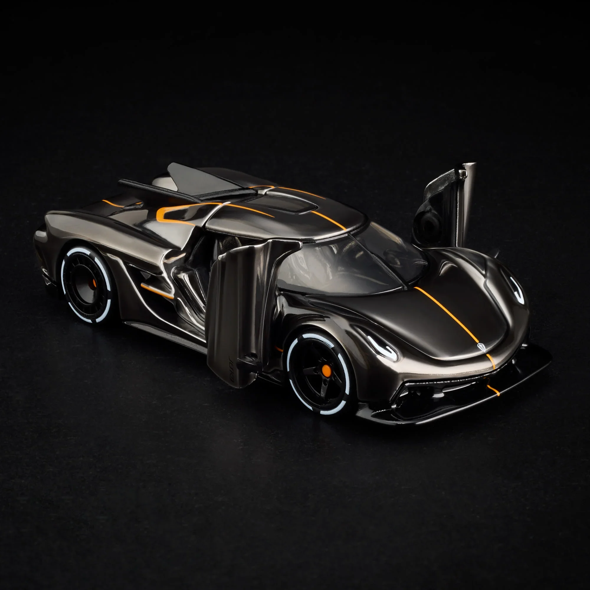 Hot Wheels RLC Collectors Koenigsegg Jesko Absolut 1:64 스케일 자동차 ZAMAC 풀 메탈 광택 블랙 섀시 다이캐스트 차량