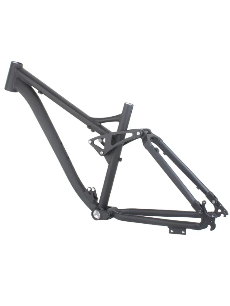 26-Zoll-Mountainbike-Rahmen, Quad Link, weicher Heckrahmen, Aufhängungsrahmen aus Aluminiumlegierung, Öl-/Scheibenbremse