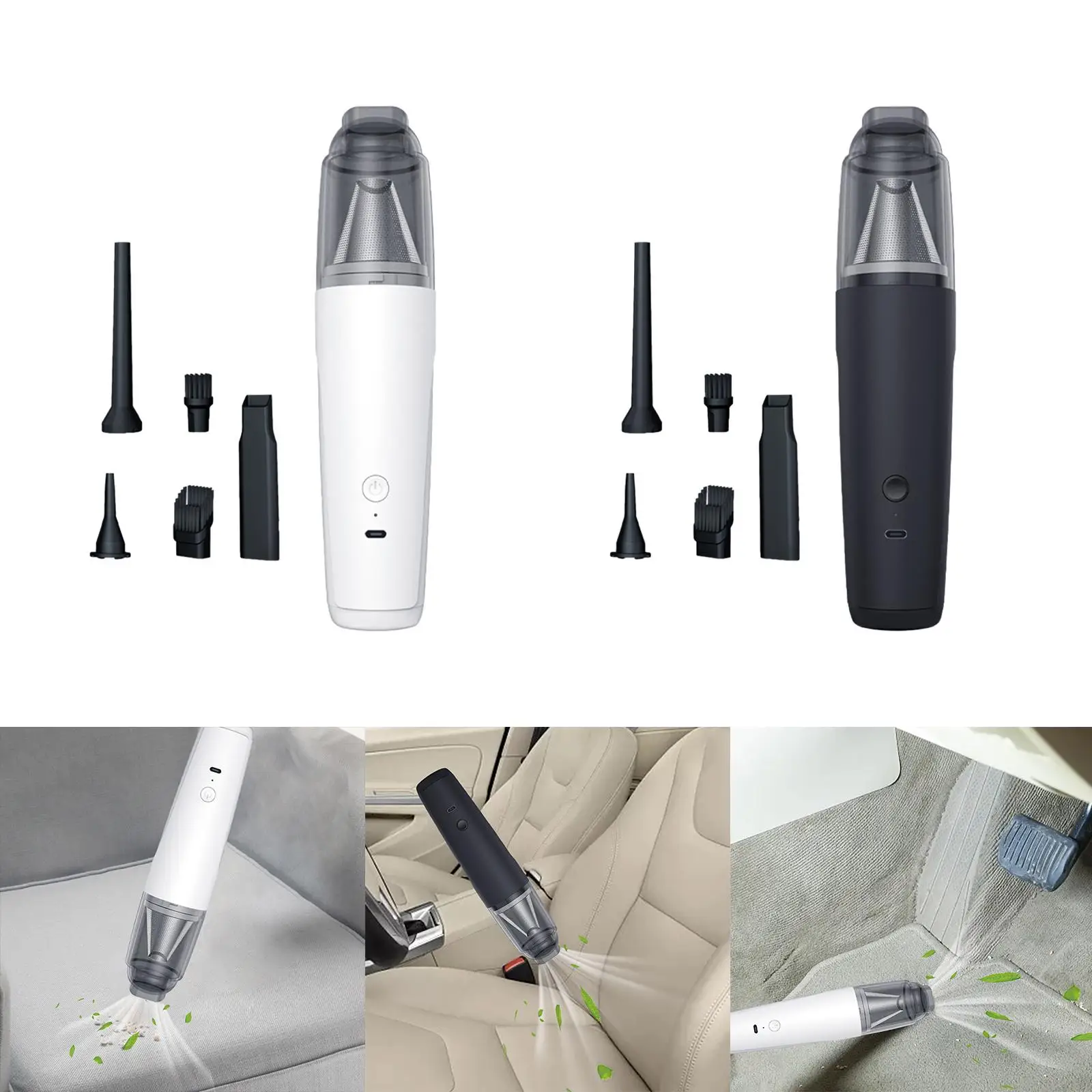 

Portable Cordless Car Vacuum Dust Collector 12000PA for Keyboard Computer