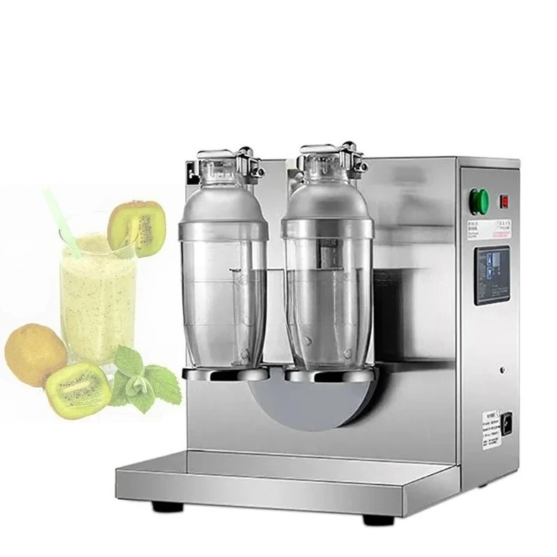 Bubble Boba Tea Shaker Commercial Milk Tea Shaking Machine Double-Cup Home Beverage Cocktail Coffee Food Processors