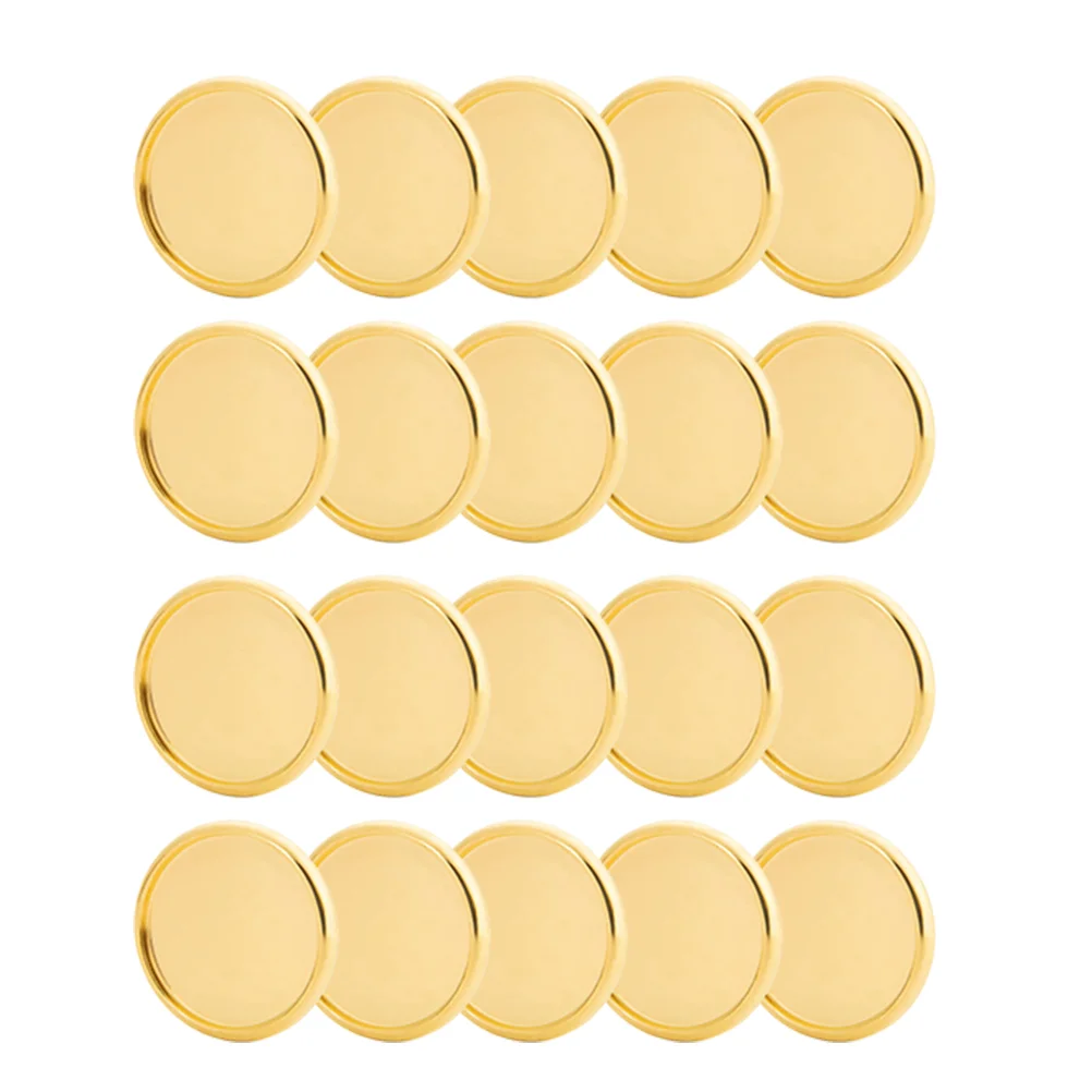 20 Pcs Mushroom Hole Binder to Binding Notebook Supplies Rings Discs for Planner Notebooks Round