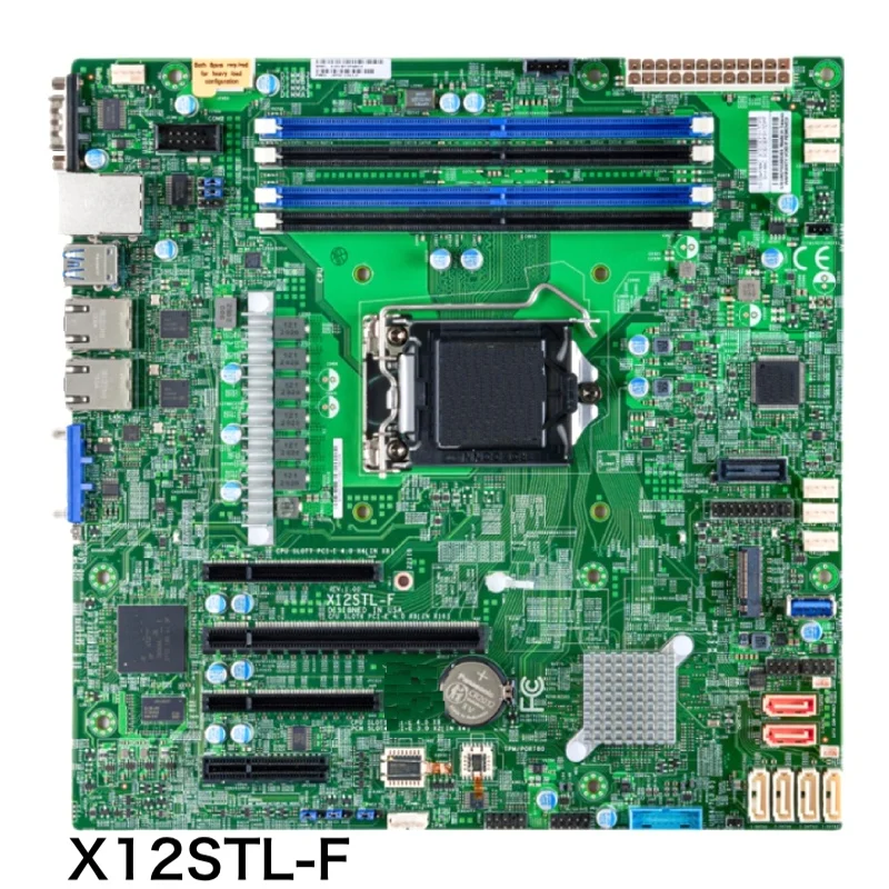 For Supermicro X12STL-F Workstation Motherboard LGA 1200 DDR4 Mainboard 100% Tested OK Fully Work Free Shipping