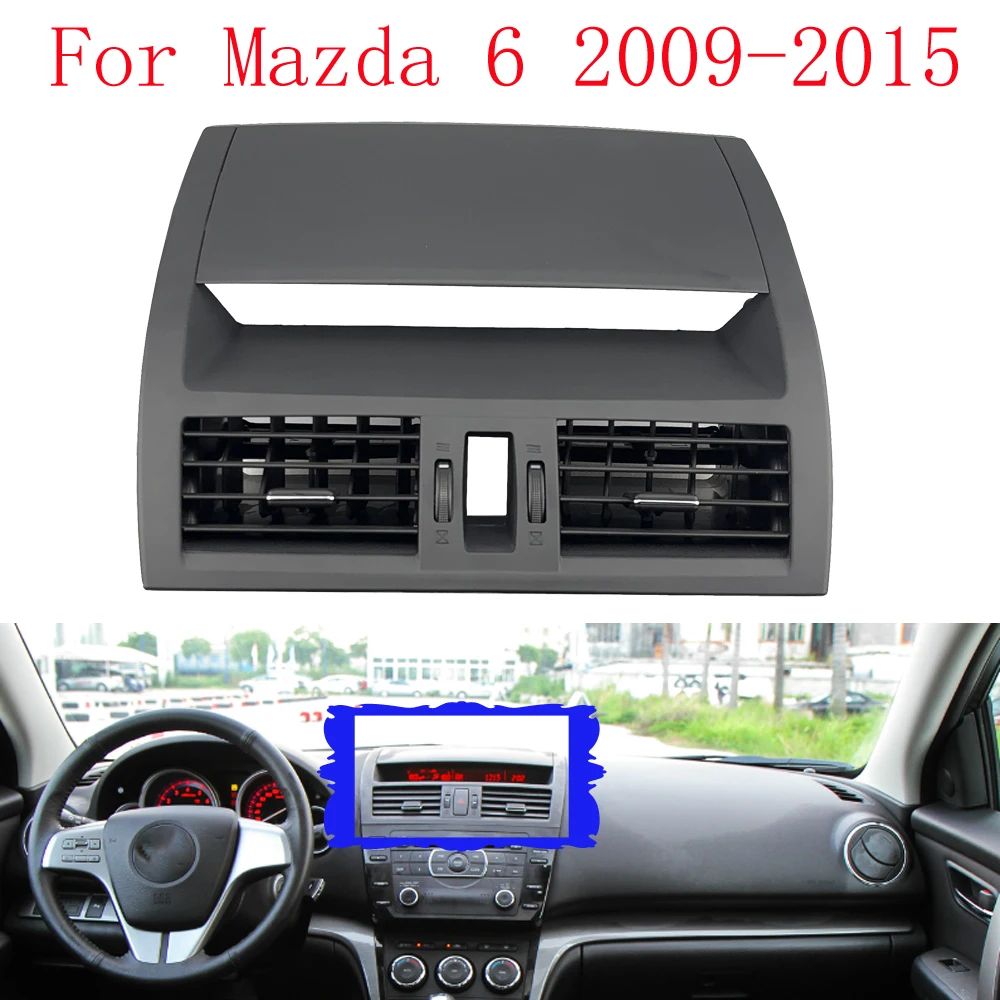 

HUIYAN Panel Air Outlet Air Conditioner Panel Frame for Mazda 6 2015 2009 2010 2012 2011 Air vent Dashboard Interior Air panel