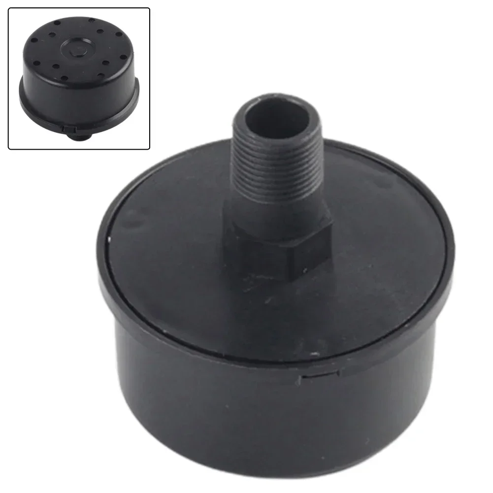 1pc 16mm Plastic Metal Filter Silencer Clinker Body With Sponge Filter For Piston Air Compressor Small Air Pump Air Tools