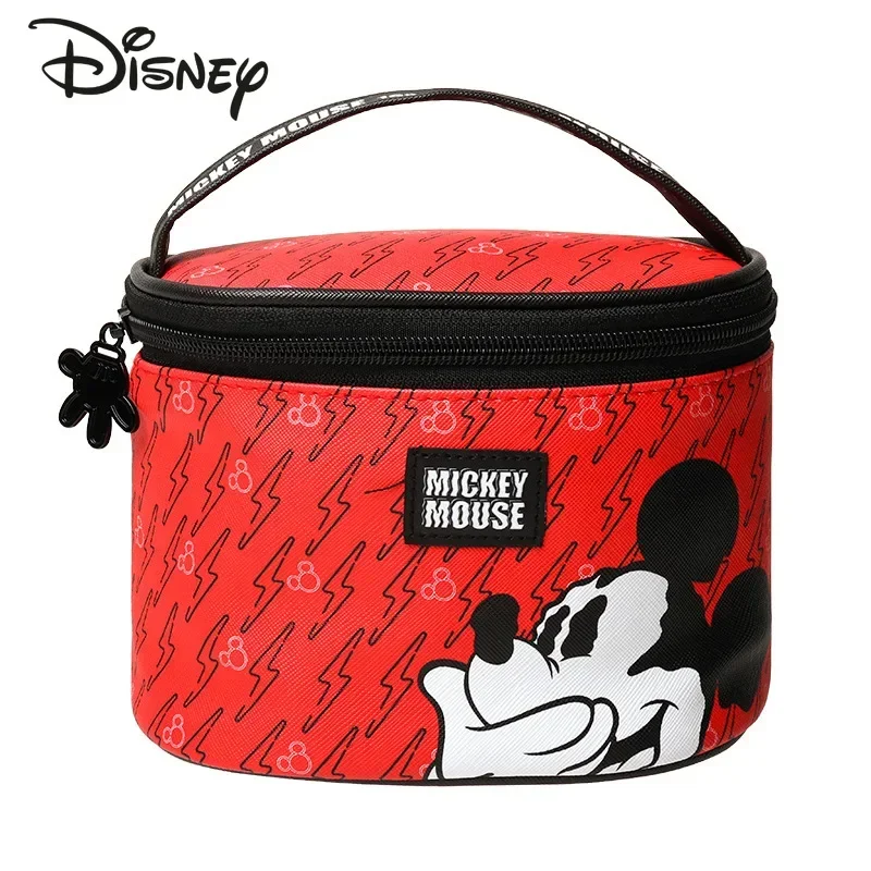 Disney Mickey Original New Women\'s Cosmetic Bag Cartoon Fashion Bucket Travel Cosmetic Bag Multifunctional Cosmetic Storage Bag