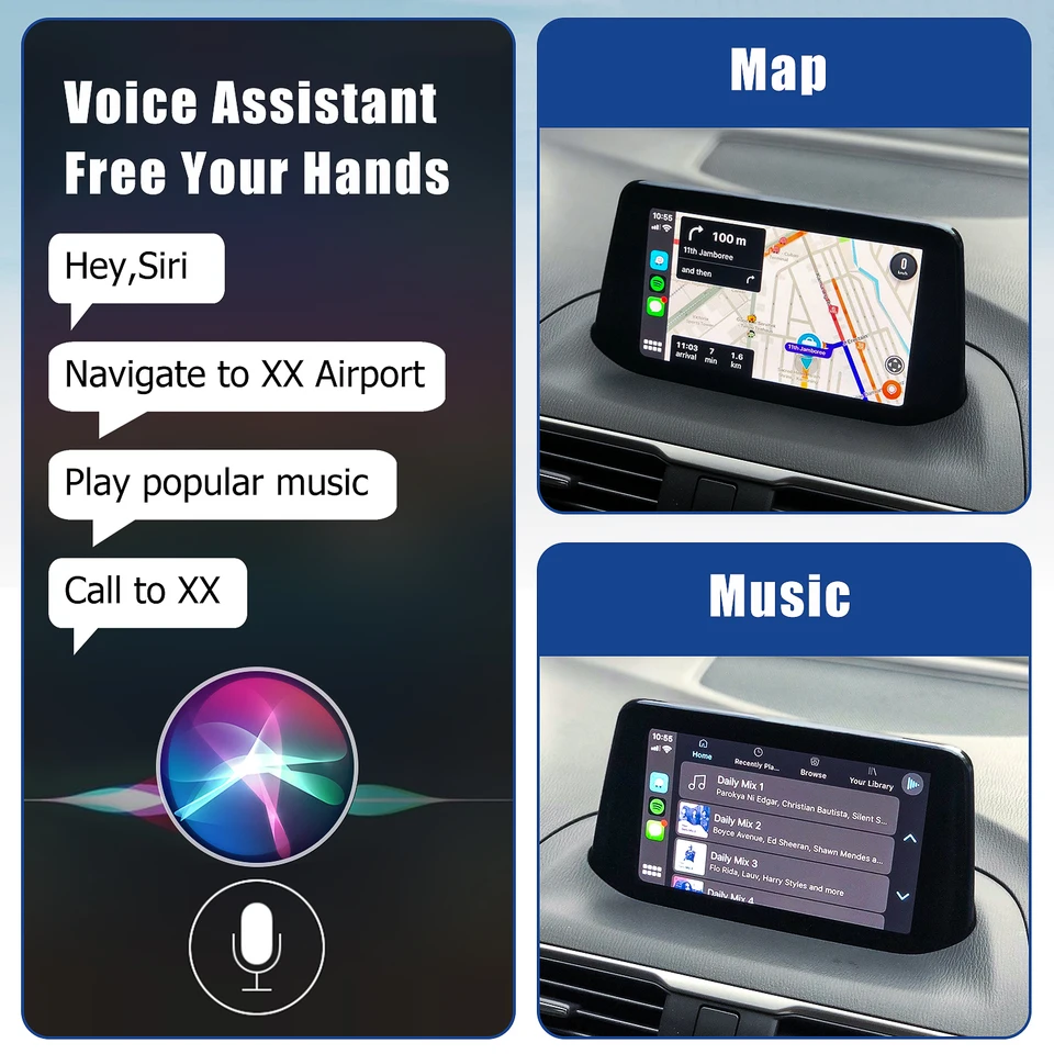 新品 マツダ車用 レトロフィットキット「CarPlay・AndroidAuto」 マツダ CarPlay および Android Auto USB メディア ハブ レトロ